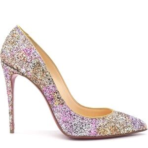 Christian Louboutin Multicolor Glitter Heels